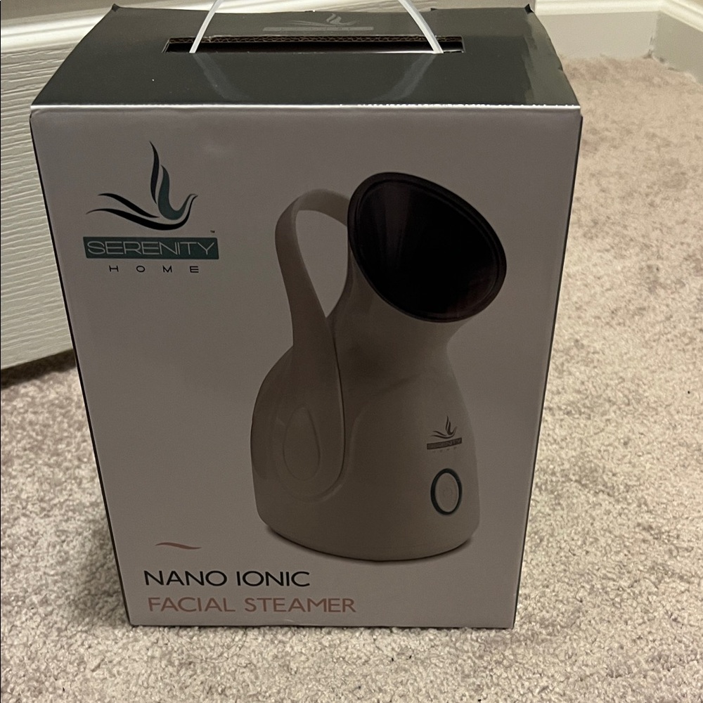 Serenity Home Black and White Facial Steamer